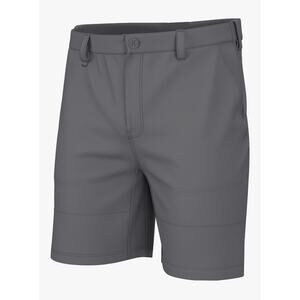 HUK A1a Pro Quick-Dry Performance Fishing Shorts for Men, Night Owl Gray, XXL